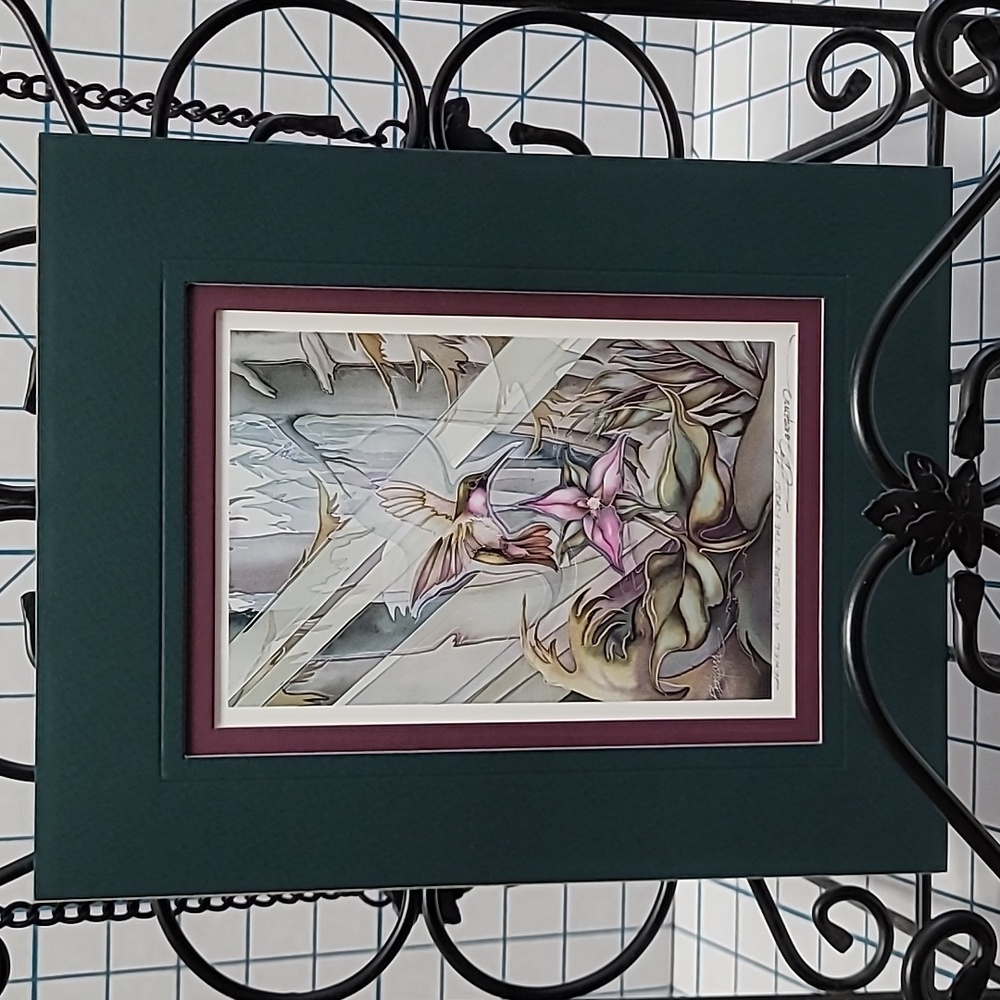 Jewel - A Treasure in the Forest -‎ Jody Bergsma - Double Matted Print